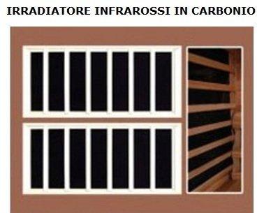 Irradiatore infrarossi carbonio