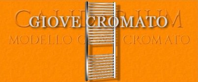 Termoarredo Giove Cromato