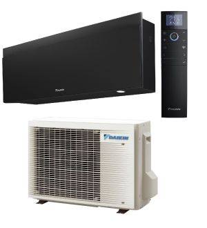 FTXJ20AB + RXJ20A - DAIKIN EMURA CONDIZIONATORE MONOSPLIT NERO 7000 BTU