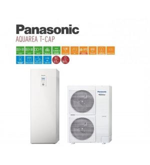 WH-ADC0916H9E8+WH-UX12HE8 - Panasonic Aquarea T-CAP All in One (H) Trifase da 12 kW
