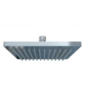 Soffione Quadrato a Muro in ABS, Monogetto 20x20 cm