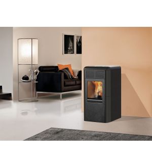Stufa a Pellet Italiana Camini Point 2 Grigio