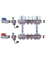 COLLETTORE PER RISCALDAMENTO A PAVIMENTO SERIE TOP A 4 USCITE 1" 1/4