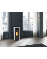 STUFA A PELLET STAGNA EK63 BERRY90 + CERAMICA