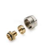 ADATTATORE NICHELATO ATTACCO 3/4" EUROCONO, PER TUBO MULTISTRATO Ø 16 mm (2 pz.)
